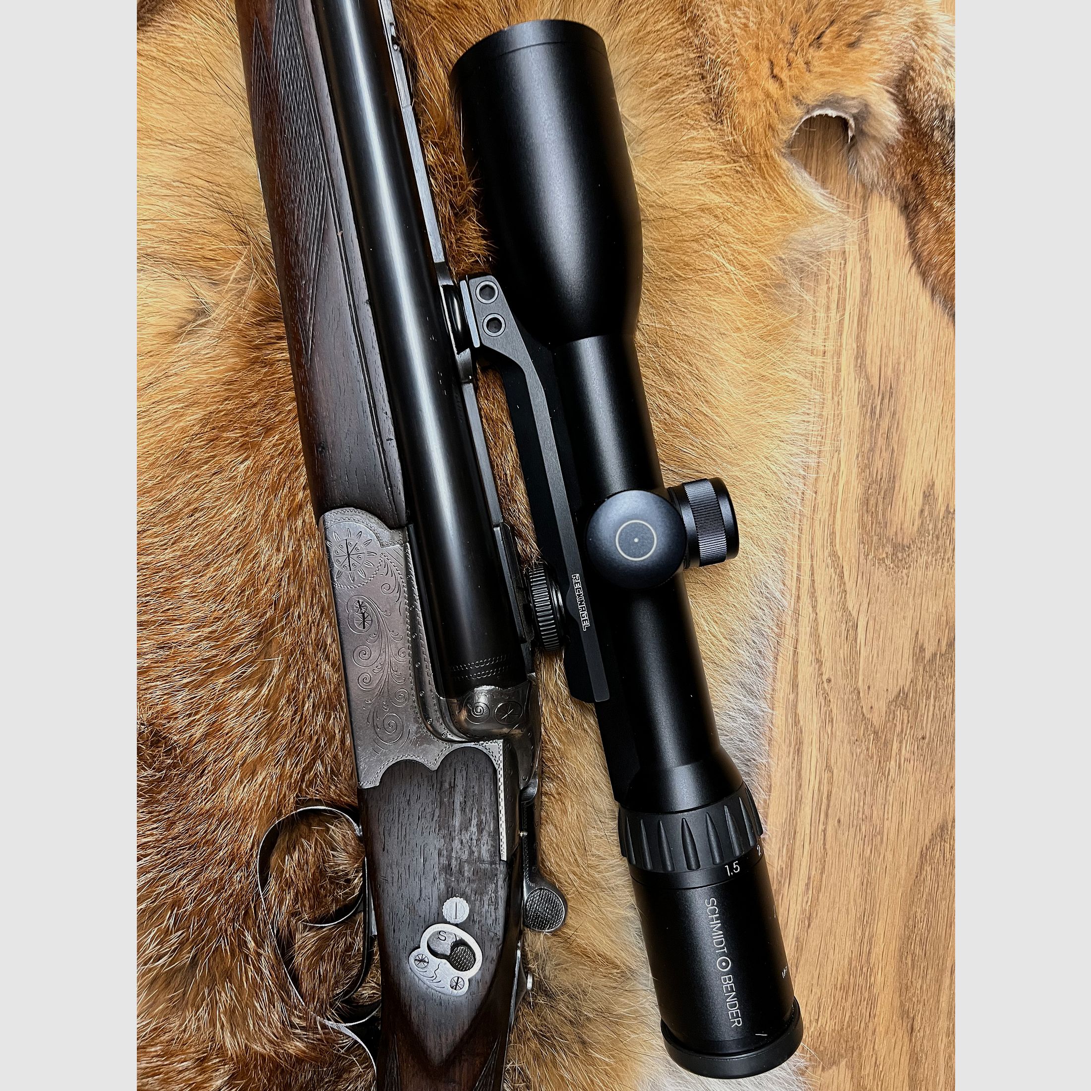Merkel Drilling Mod. 32 8x57 IRS, 16/70, EL K&S .22 Hornet