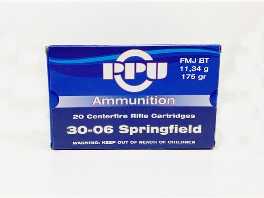 Munition PRVI 30-06 SPR FMJ 175 gr