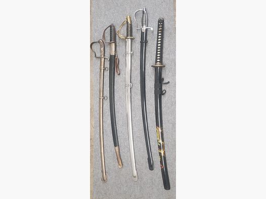 Konvolut Sammlung Messer Schwert Säbel Ninja Katana