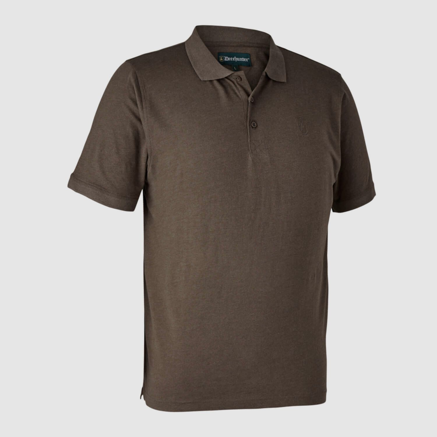 Deerhunter Polohemd Gunnar (Brown melange)