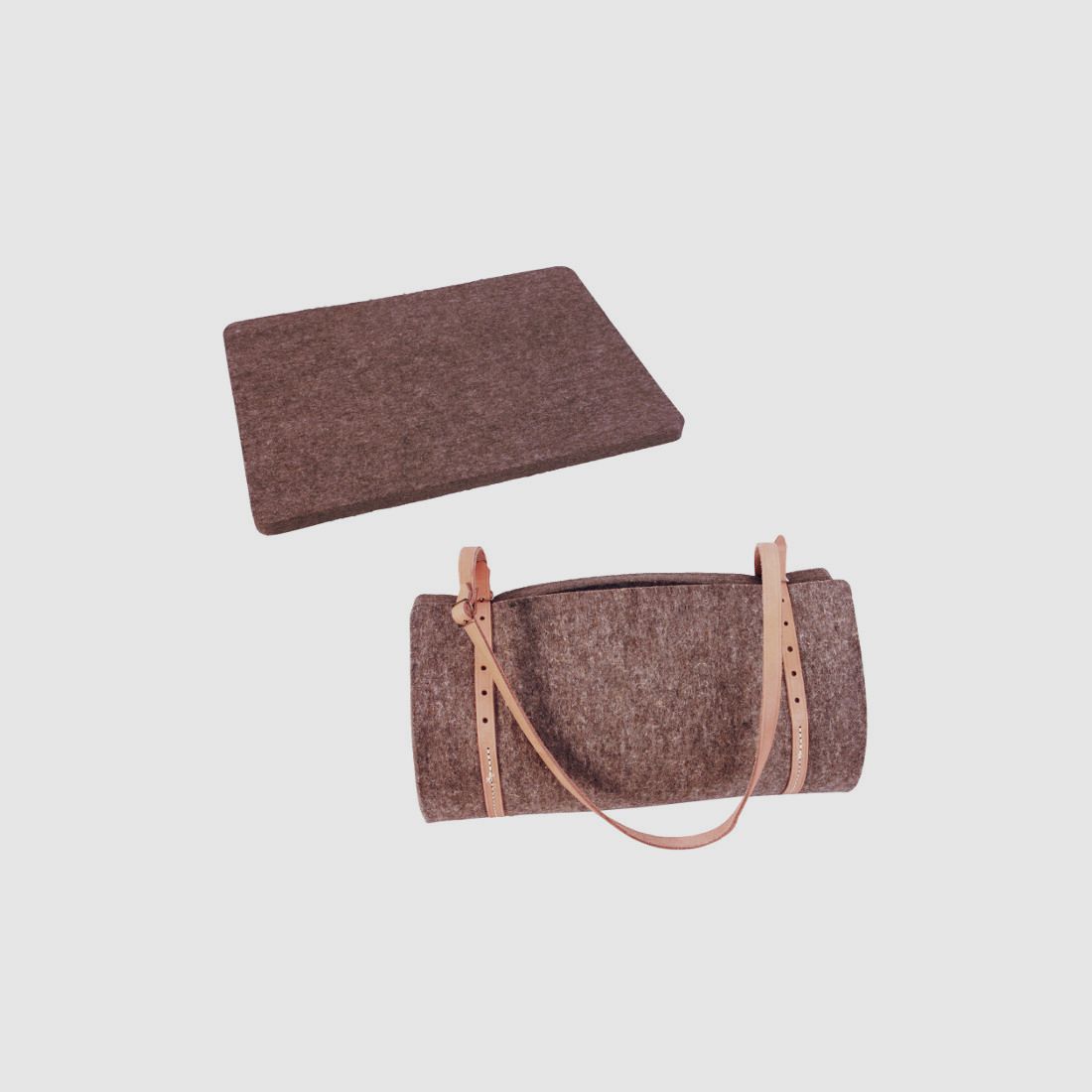 Fritzmann Ansitzfilz Sitzkissen 45 x 31 cm,15 mm stark OHNE Trageriemen
