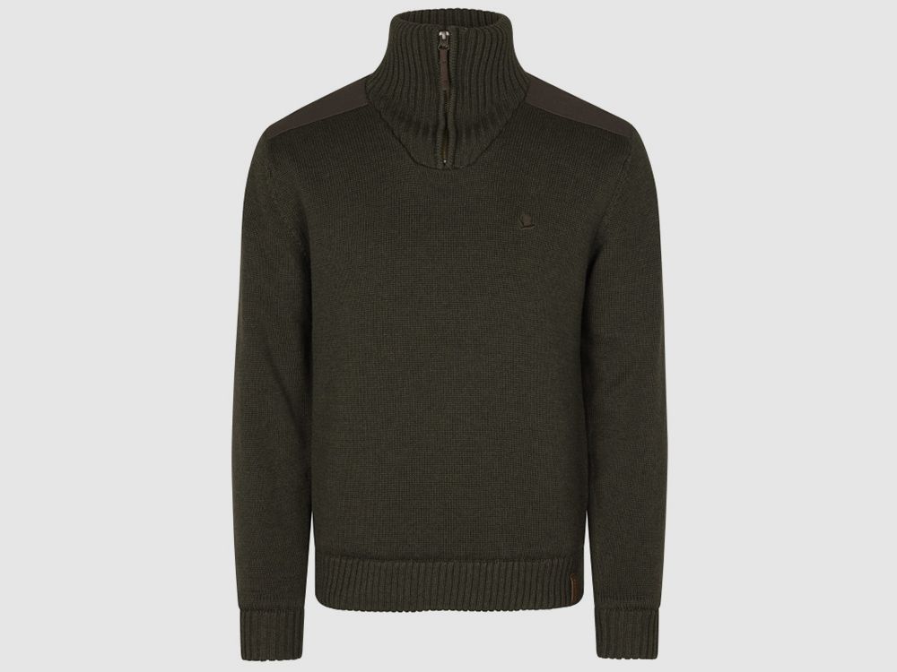 Seeland Haze Windbreaker Knit grizzly brown Pullover i dzianina dla mężczyzn