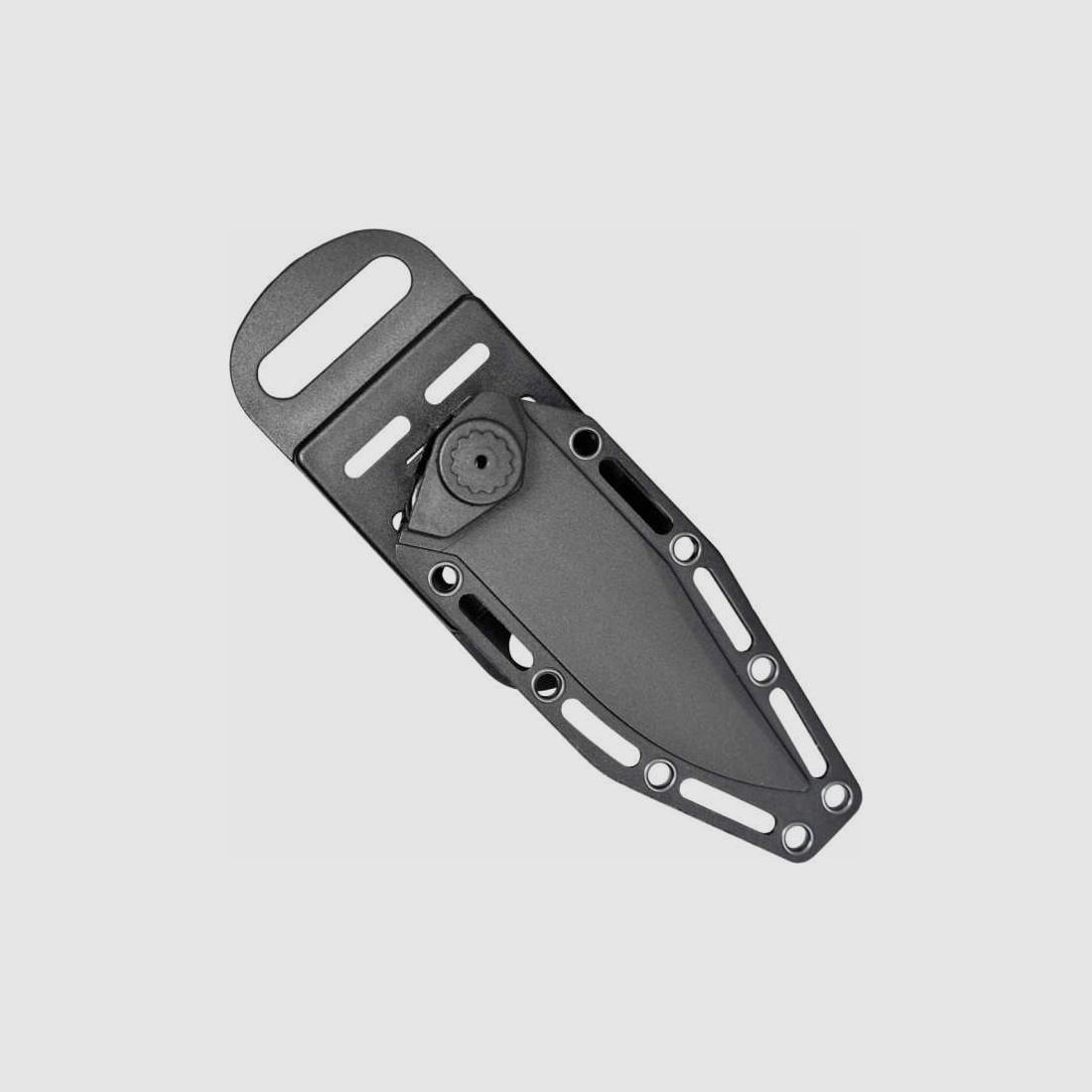 Haller kompaktes Outdoormesser schwarz beschichtete 440 Klinge