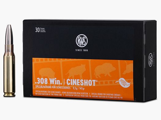 RWS .308Win Cineshot 9,5g - 147gr 30er Pck.