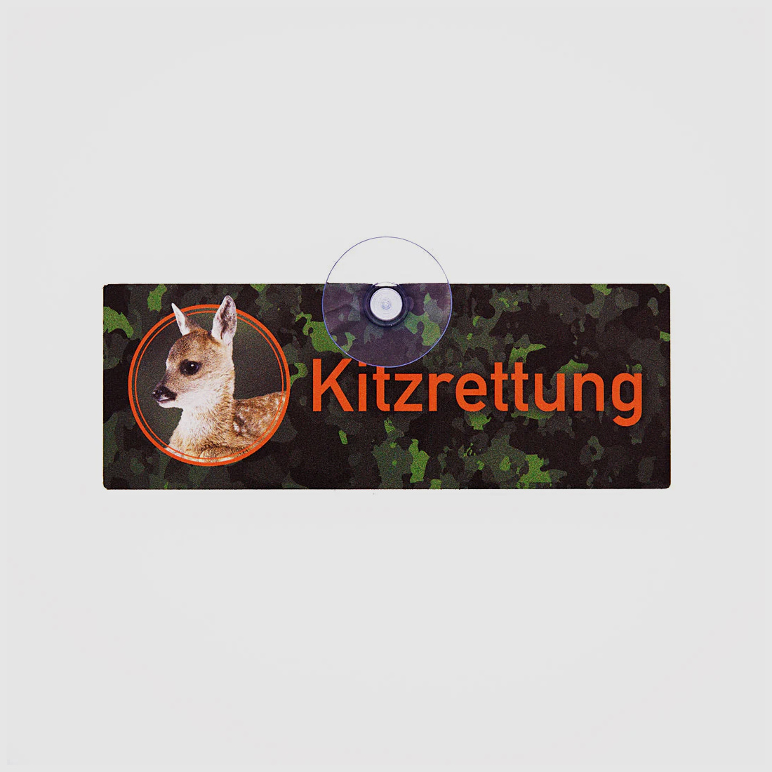 Autoschild mit Saugnapf - "Kitzrettung" III