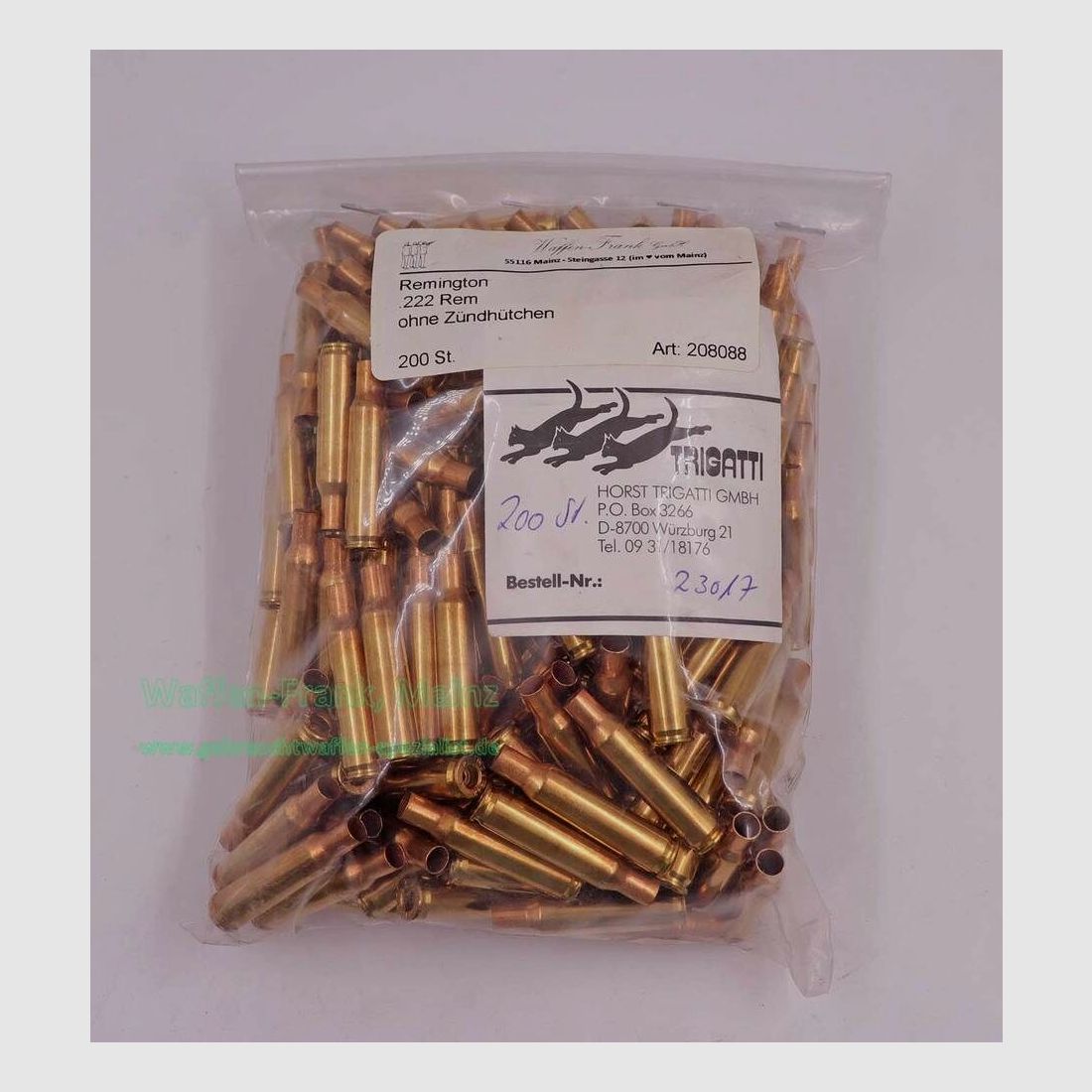 Remington - USA Langwaffenhülsen .222 Rem.
