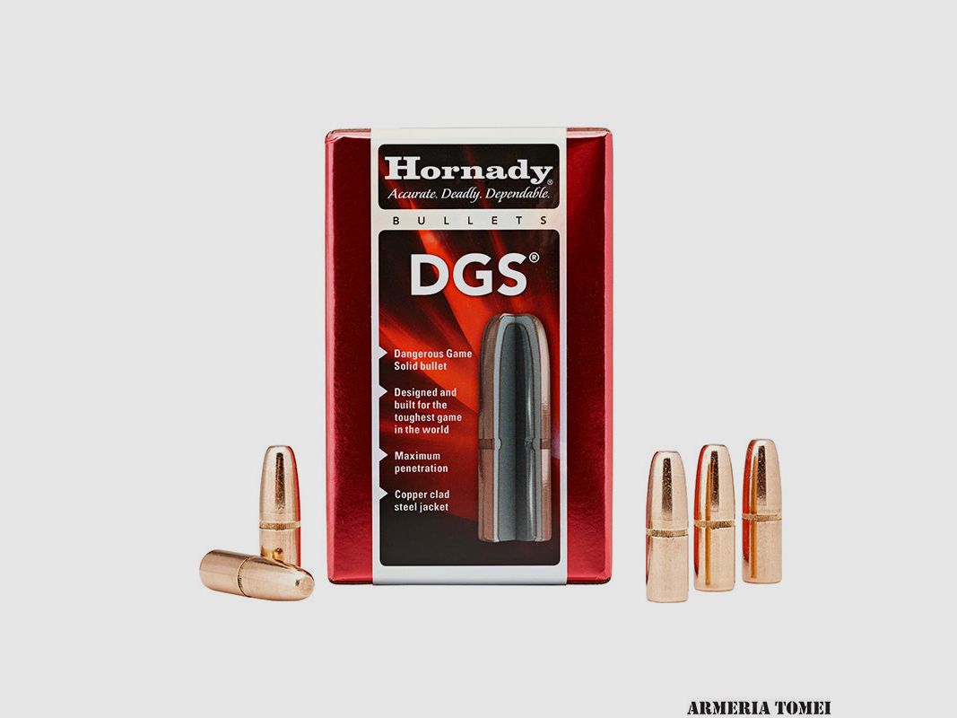 WIEDERLADUNGSGESCHOSSE – HORNADY – 375H&H Kal. 375 300 gr DGS® (50 STK)