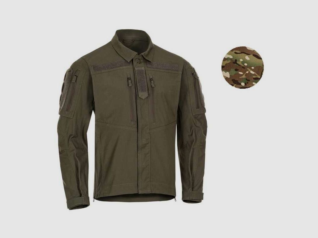 Vest CLAWGEAR RAIDER FIELD SHIRT MKV - FIELD SHIRT CLAWGEAR RAIDER MKV - STONEGREY OLIVE, image 1 sur 10