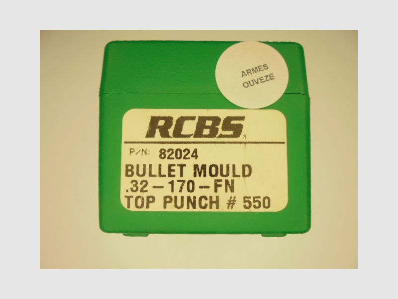 STAMPO RCBS CALIBRO 32 FN 170 GRAIN, immagine 1 di 3