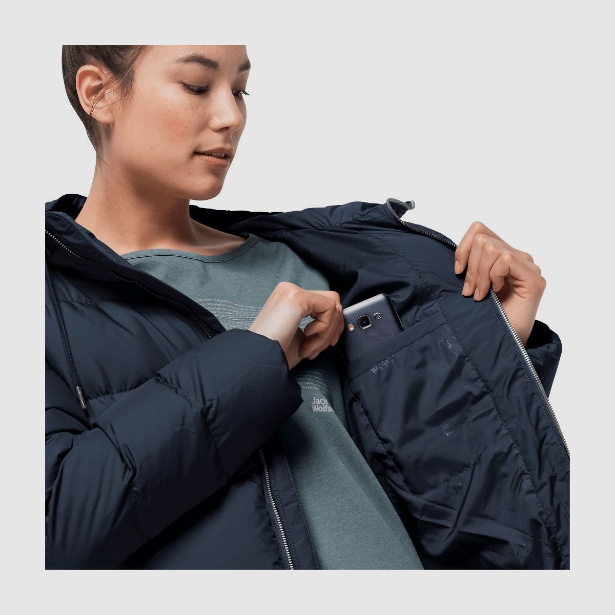 JACK WOLFSKIN Crystal Palace Coat Midnight Blue