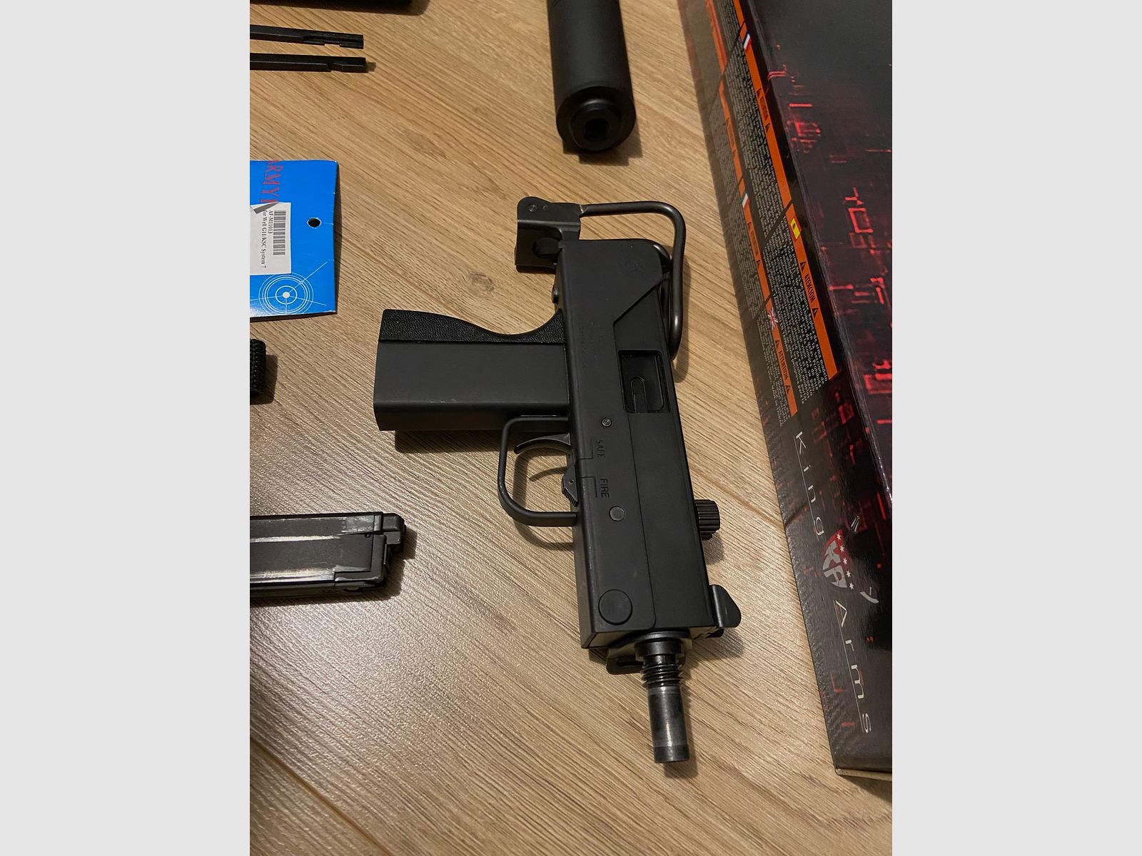 KSC/KWA M11 GBB MAC11a1 6mm BB GBB Zestaw stalowy