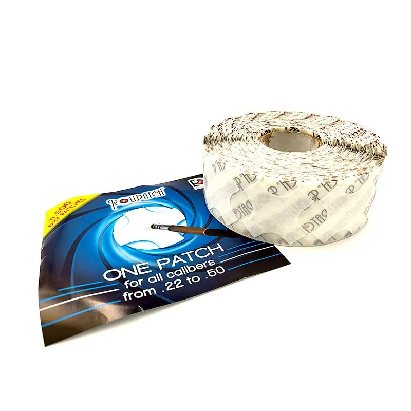 Paul Clean Patch przecieraki - kal. od .22 do .50 - Rolka 500 szt.