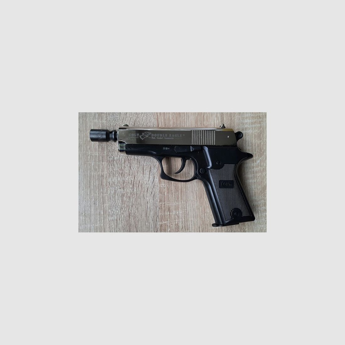 Seltene Colt Double Eagle Combat Commander Shining/ Kal. 9 mm P.A.K.