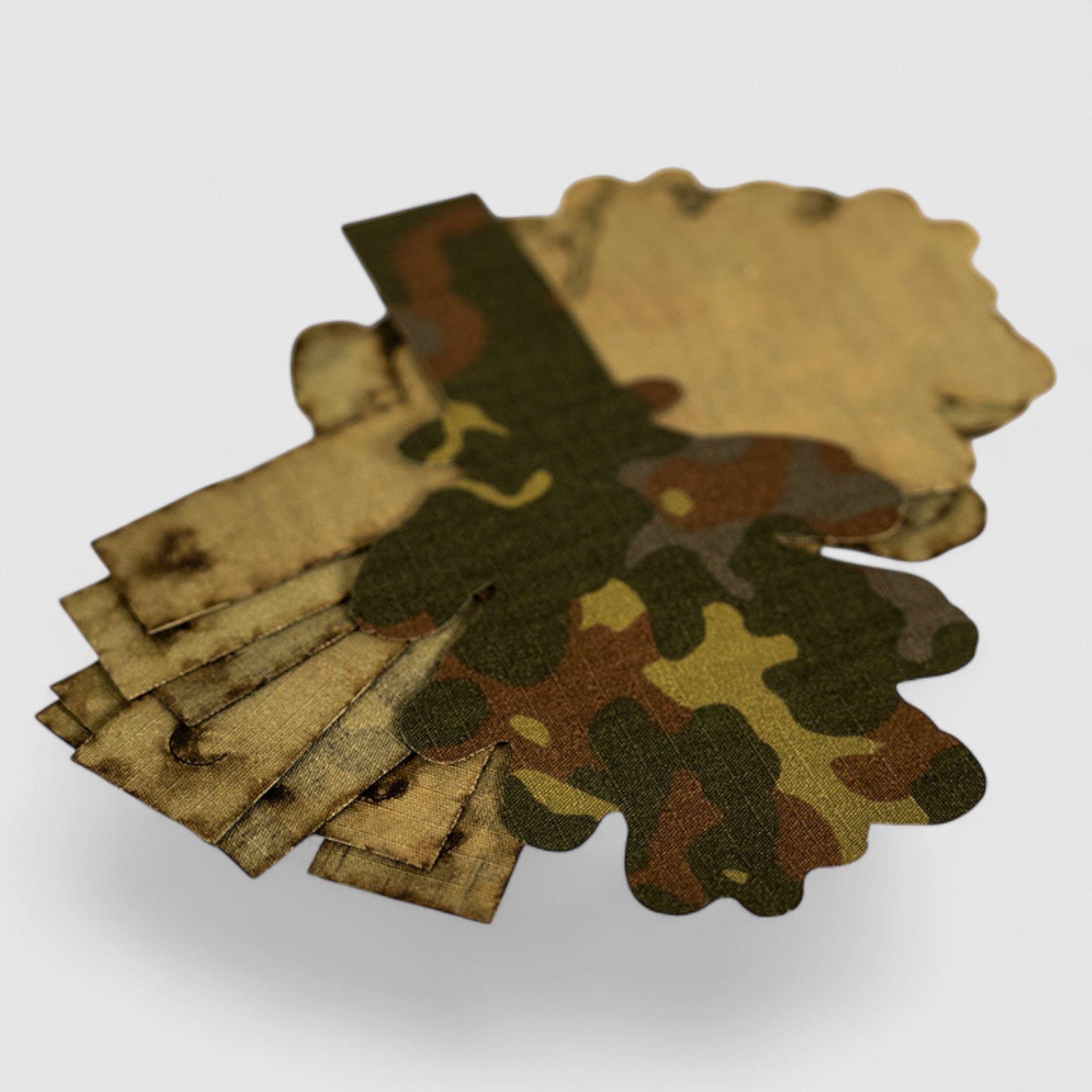 German Tactical Systems Camo Leaf Lasercut 12pcs