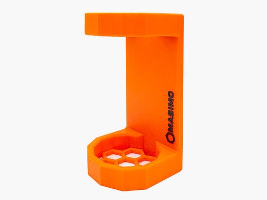 Soporte de silenciador magnético MASIMO 2425918 tamaño XL hasta Ø 65 mm naranja