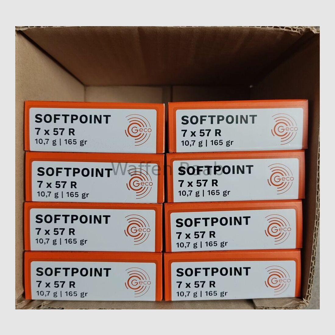 Geco Softpoint 7 x 57 R 10,7g/ 165grs. Geco Softpoint 7x57R 10,7g/ 165grs., Bild 3 von 4