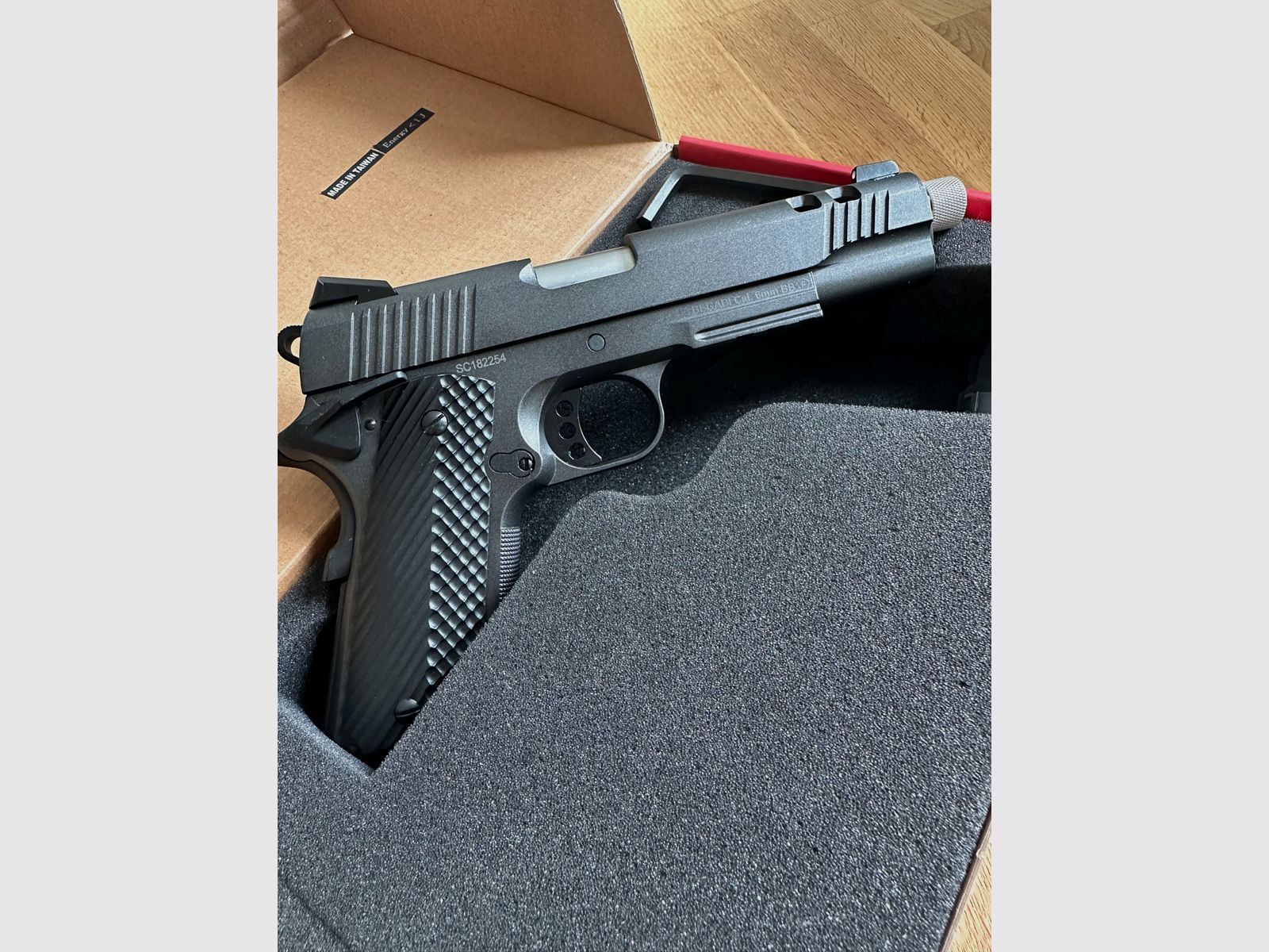 Secutor Rudis Acta non Verba pistola Airsoft 6mm 1Joule, imagen 2 de 8