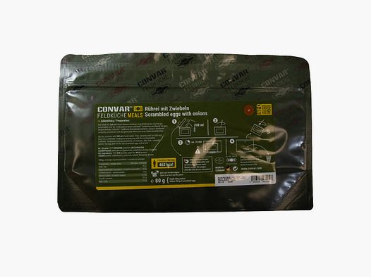 CONVAR Feldküche CONVAR Feldküche Rührei mit Zwiebeln