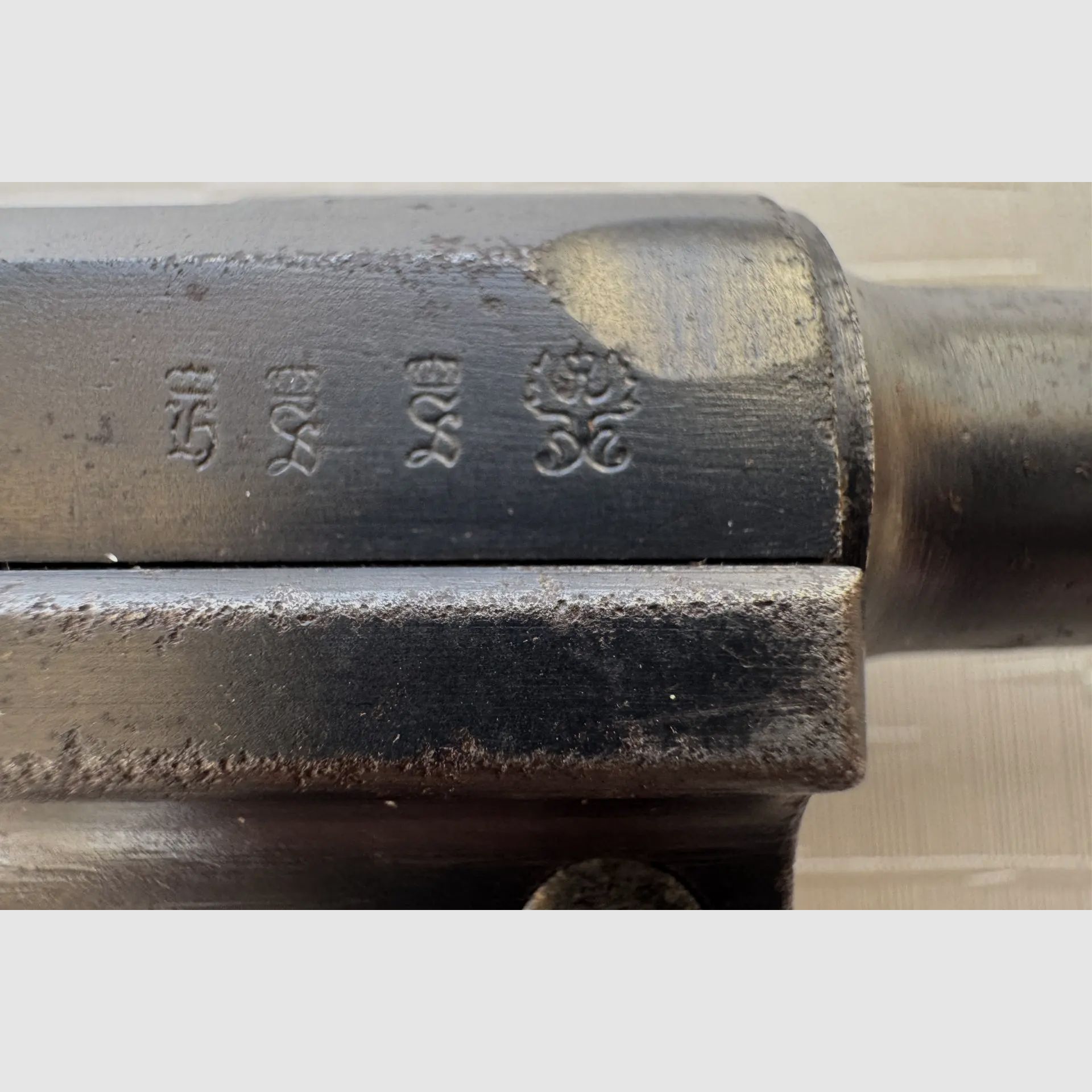 Luger P.08 (DWM 1916) nummerngleiches Komplettset: Pistole, Magazin und Lederholster