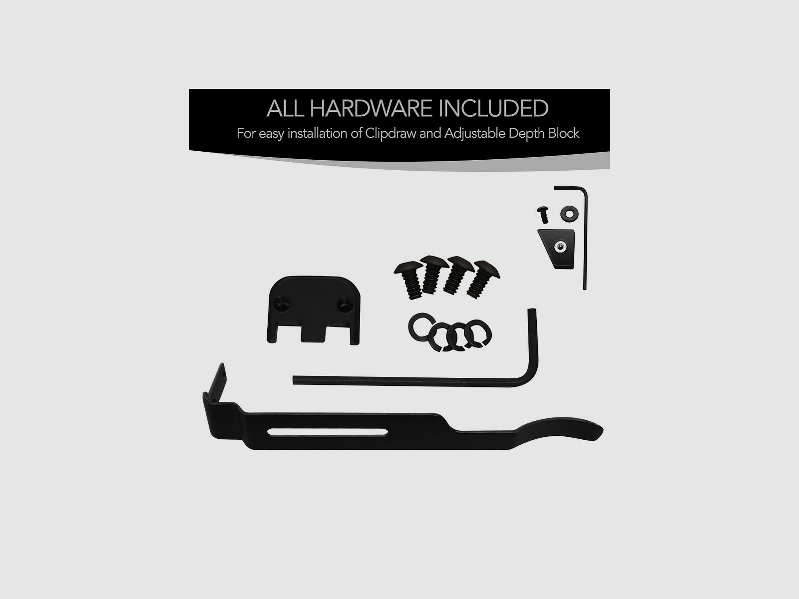 Retention Clip CLIPDRAW for GLOCK 17.19.22.23.24.25.26.27.28.30S.31.32.41.44.45 – 9MM, image 6 of 8
