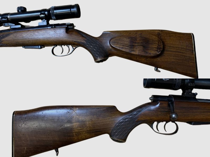 Rifle repetidora Anschütz calibre .22 Hornet