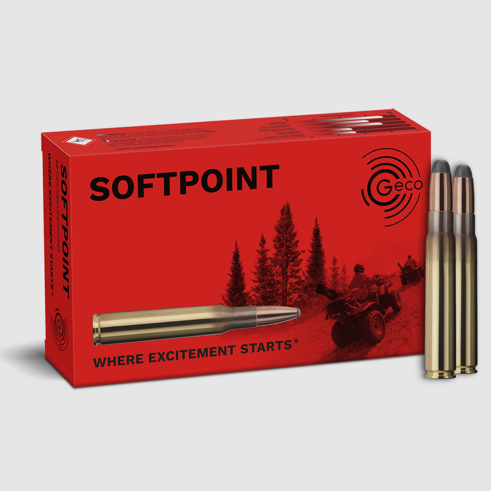 Geco 9,3x62 Teilmantel/SP 16,5g - 255gr