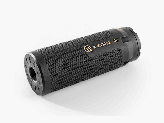 Q-WORKS Hunt Compact Schalldämpfer - Schwarz - .338 - M14x1