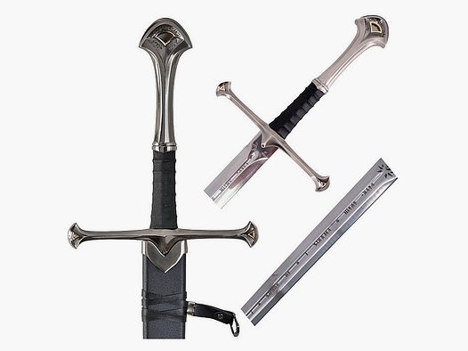 Aragorns Schwert Anduril mit Schriftzeichen
