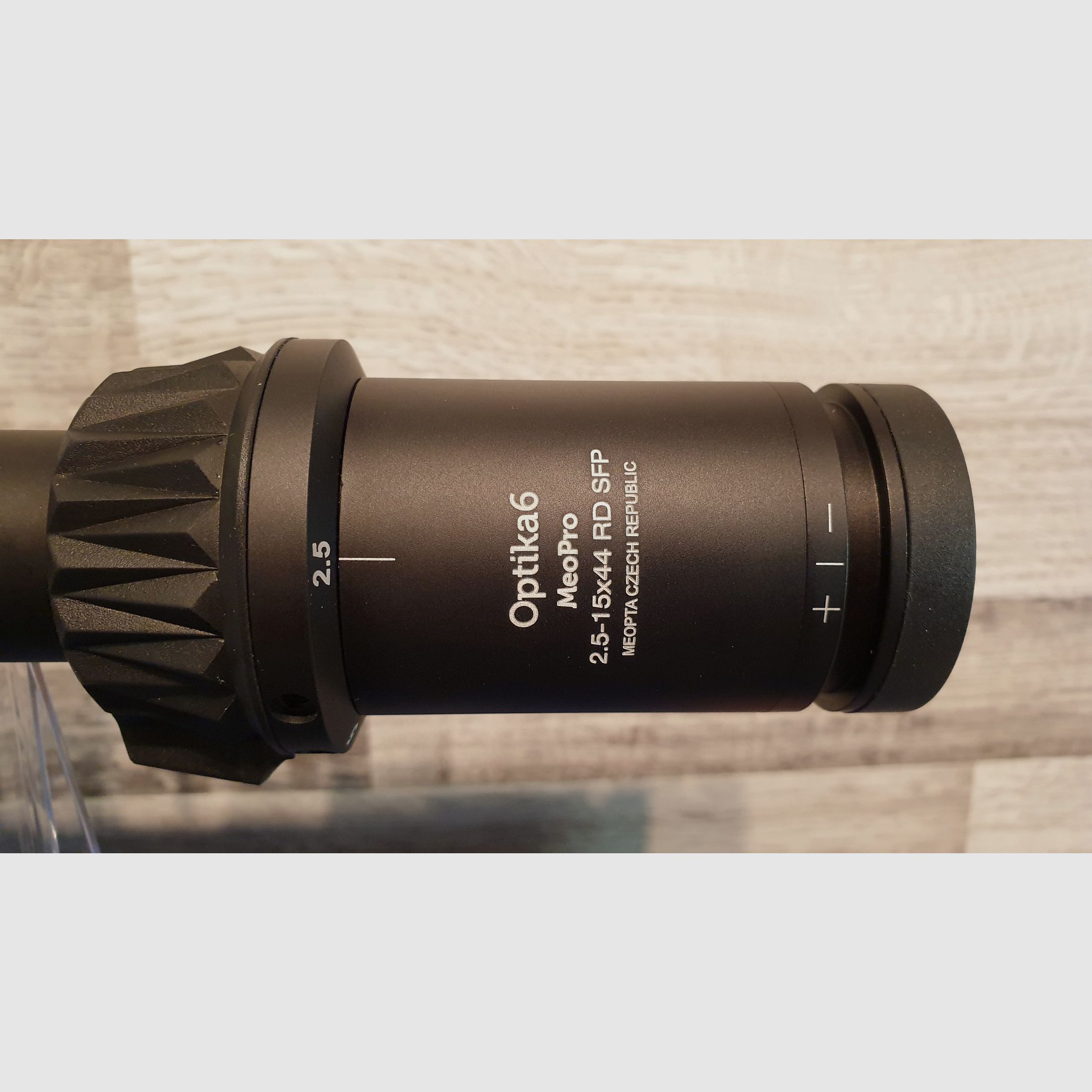 Meopta OPTIKA6 2,5-15x44 RD SFP kruis 4C met verlicht punt - Nieuwe goederen van de vakhandel -