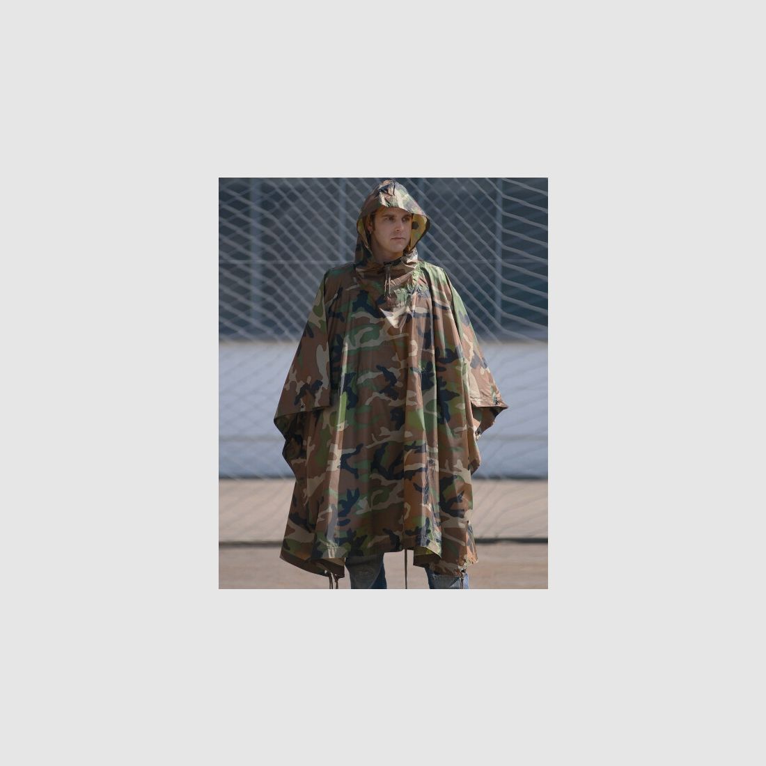 Ripstop Poncho Woodland