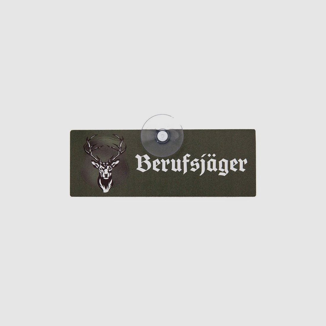 Wild Hilde car sign with suction cup - "Professional Hunter