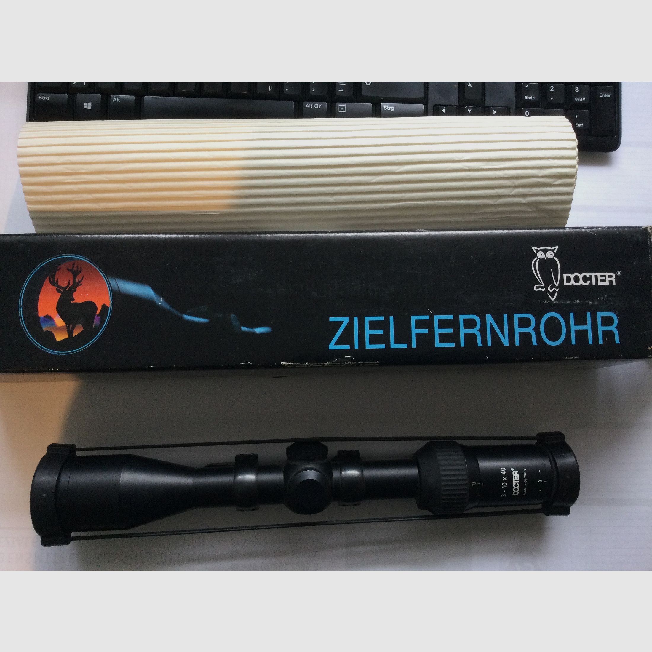 Zielfernrohr, Docter, Gebraucht aus Nachlass. 3-10x40