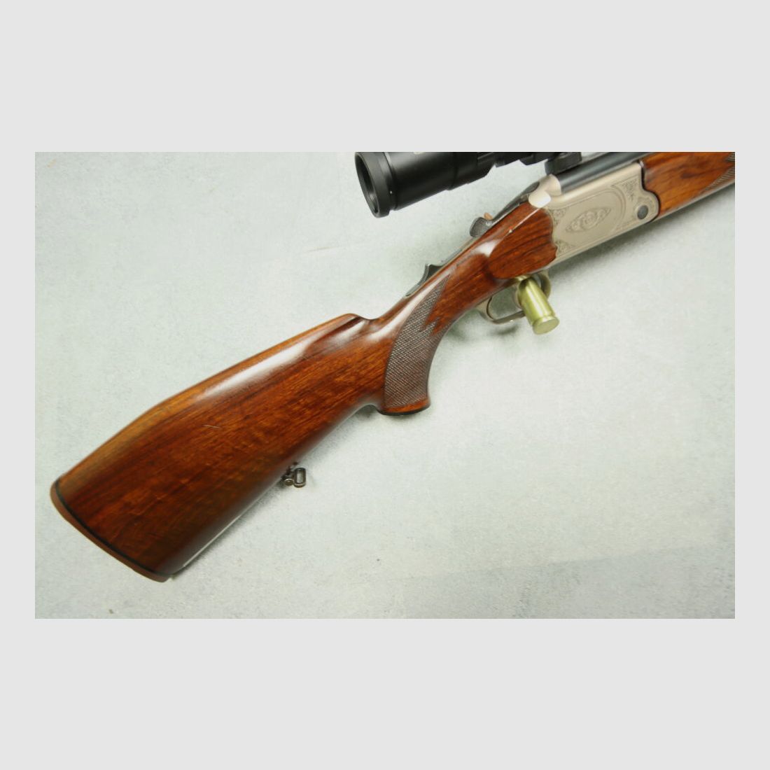Merkel hand-spanner including Meopta ZF B4 double rifle mountain rifle