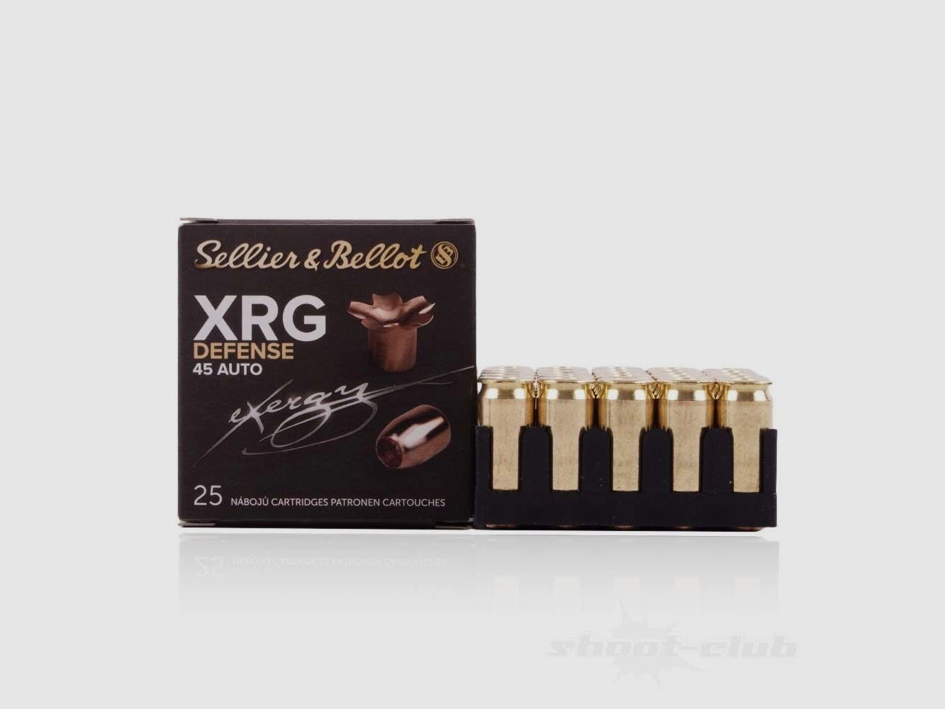 Sellier & Bellot	 XRG-D 10,7g/165grs .45ACP