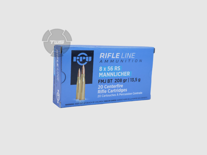PPU 8×56 RS Mannlicher FMJ BT