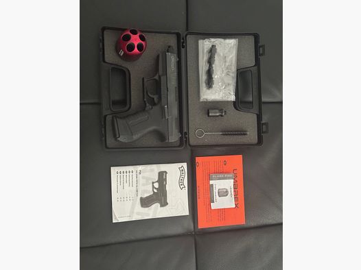 Walther P99 Pistolet à blanc 9mm P.A.K. noir & Umarex gobelet de lancement !