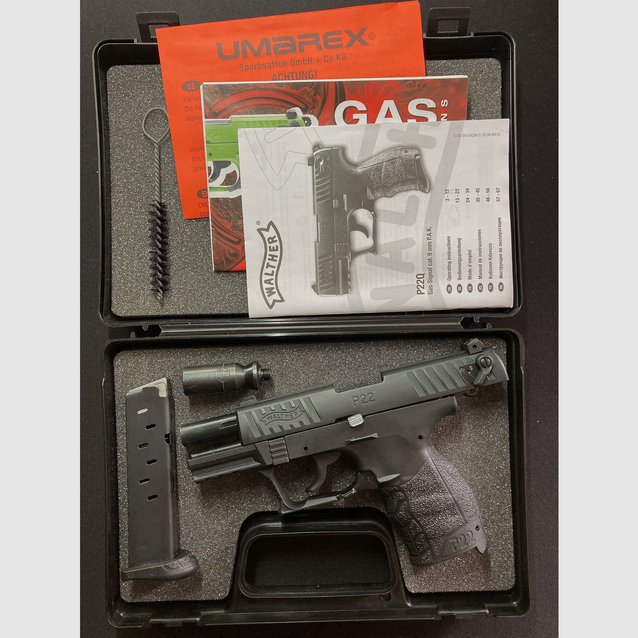 Walther P22Q 9mm PAK