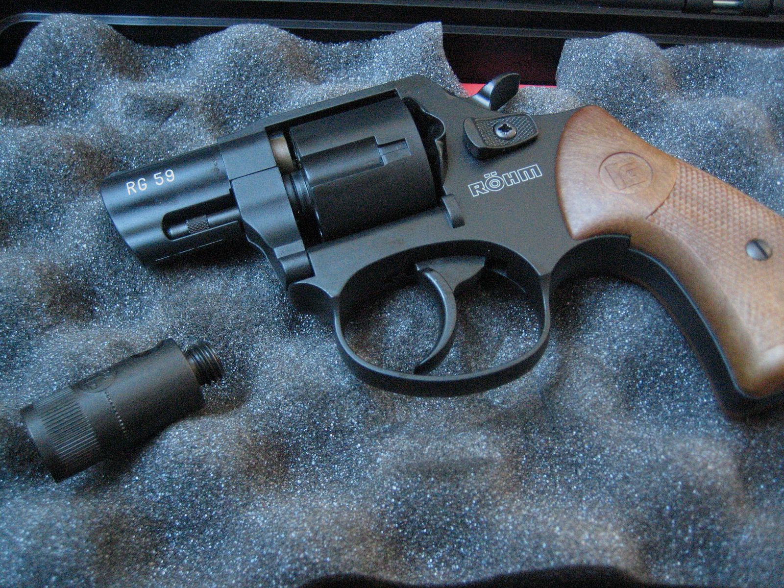 Röhm RG 59 cal. 9 mm R Knall Schreckschuss- Gasrevolver neu neu 