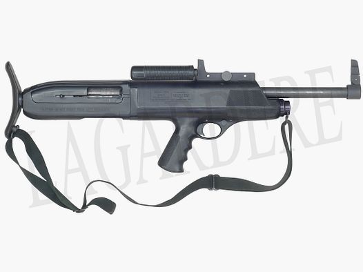 HIGH STANDARD TEN, POLITIEFLINTE (MILITAIRE SEMI-AUTOMATISCHE FLINT MET GLADDE LOOP)