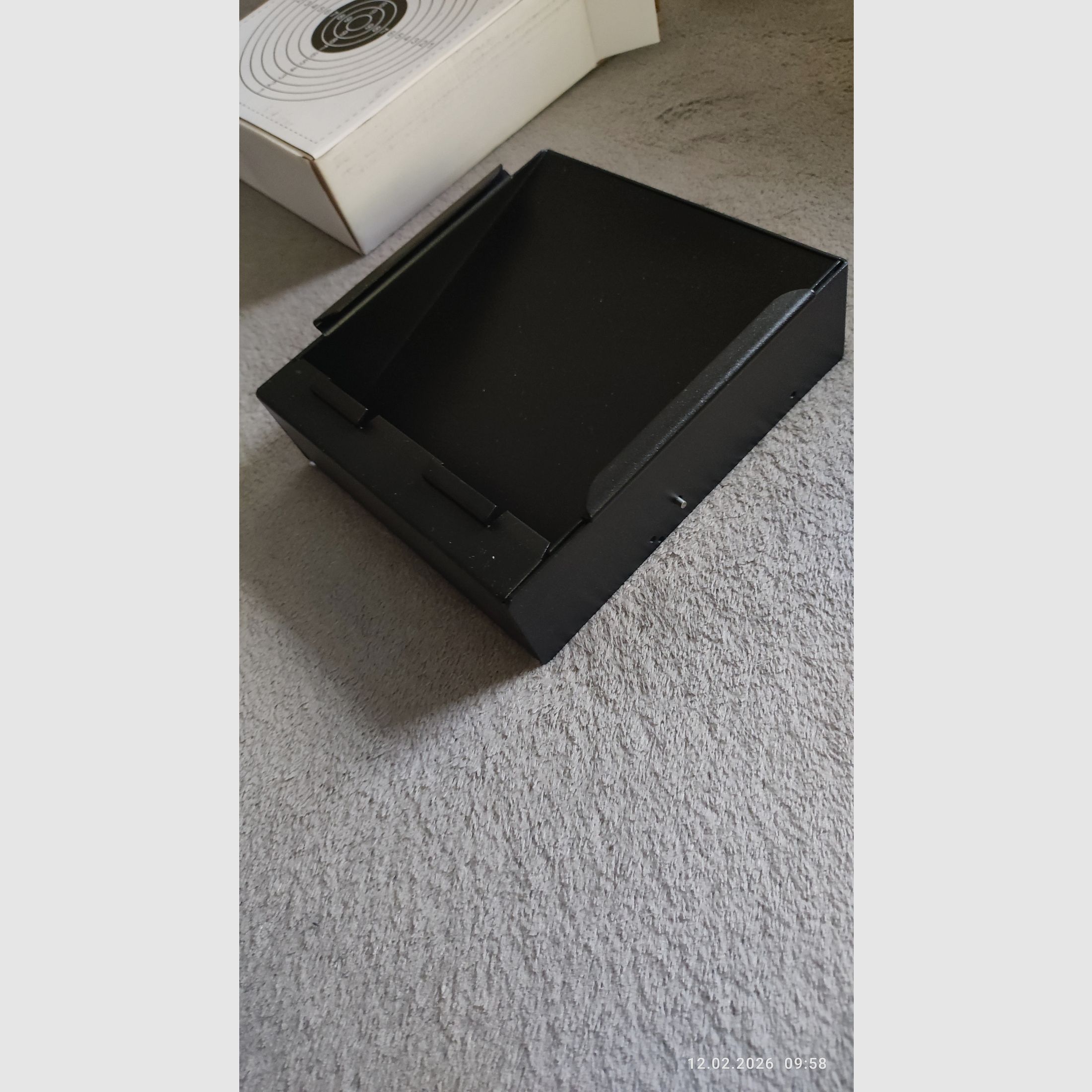 Shooting box bullet trap 14x14 new original packaging