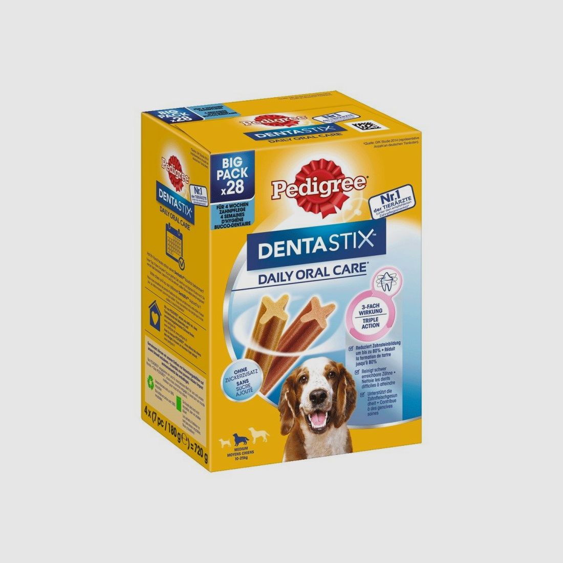 Pedigree Hunde Snack Denta Stix Daily Oral Care mittelgroße Hunde 28 Stk.