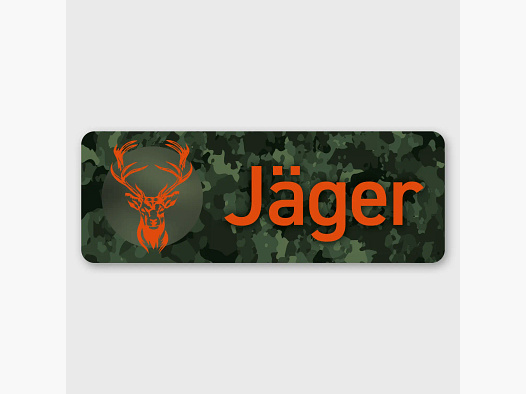 Wilde Hilde Magnetschild Jäger