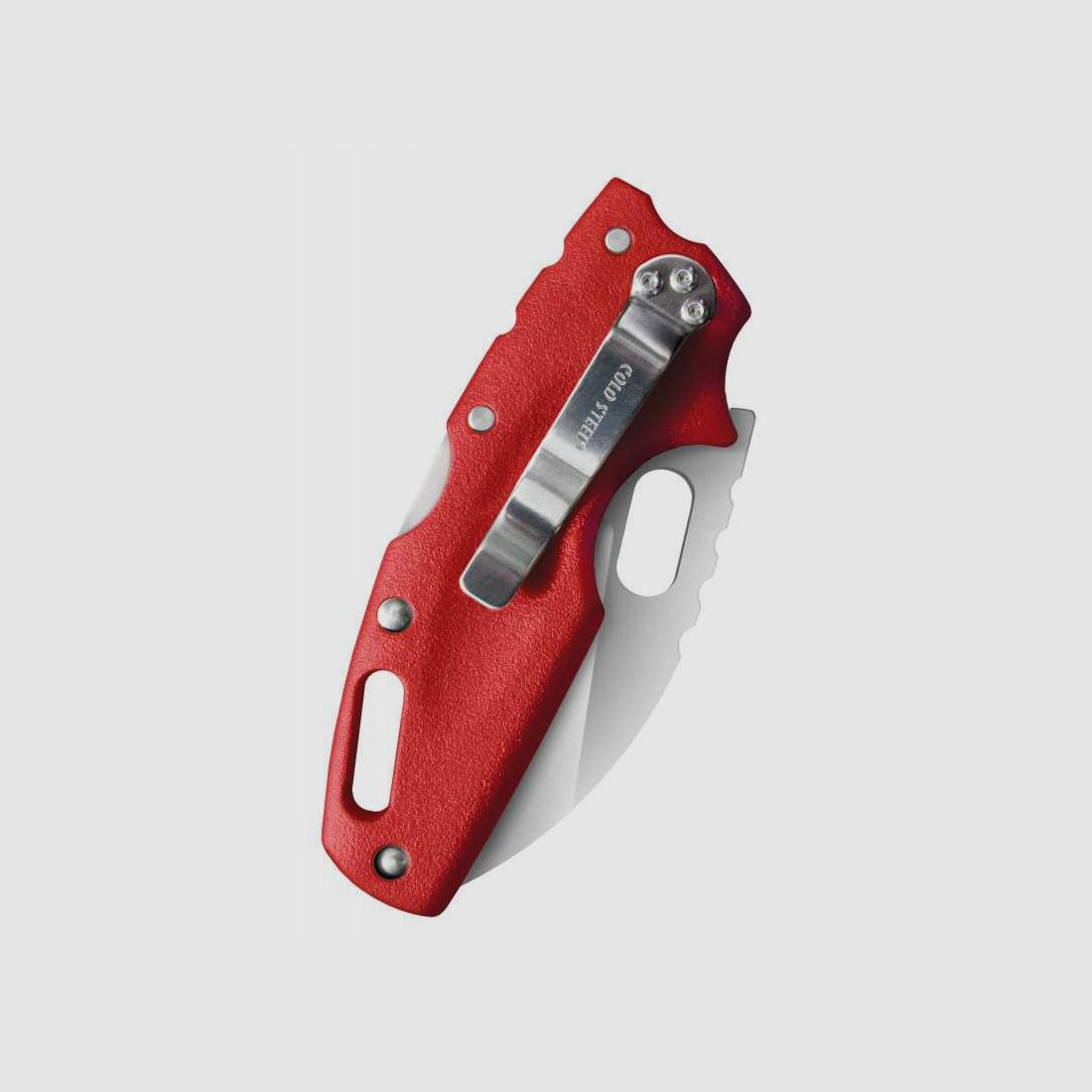 Cold Steel Tuff Lite Taschenmesser, Glatte Schneide, Rot