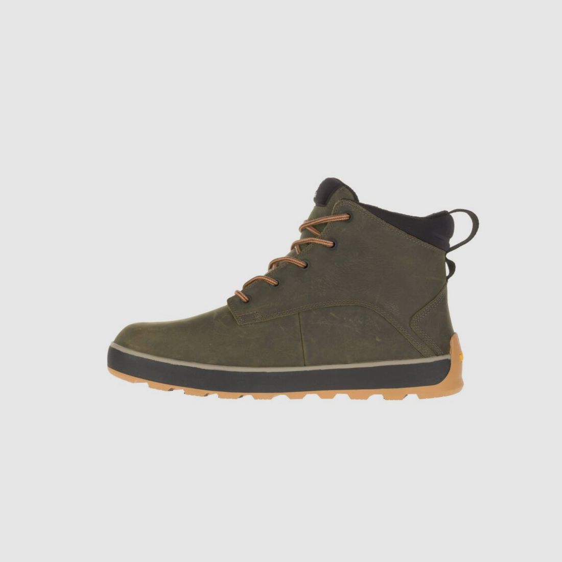 Kamik Herren Lederschuh Spencermid Dark Oliv