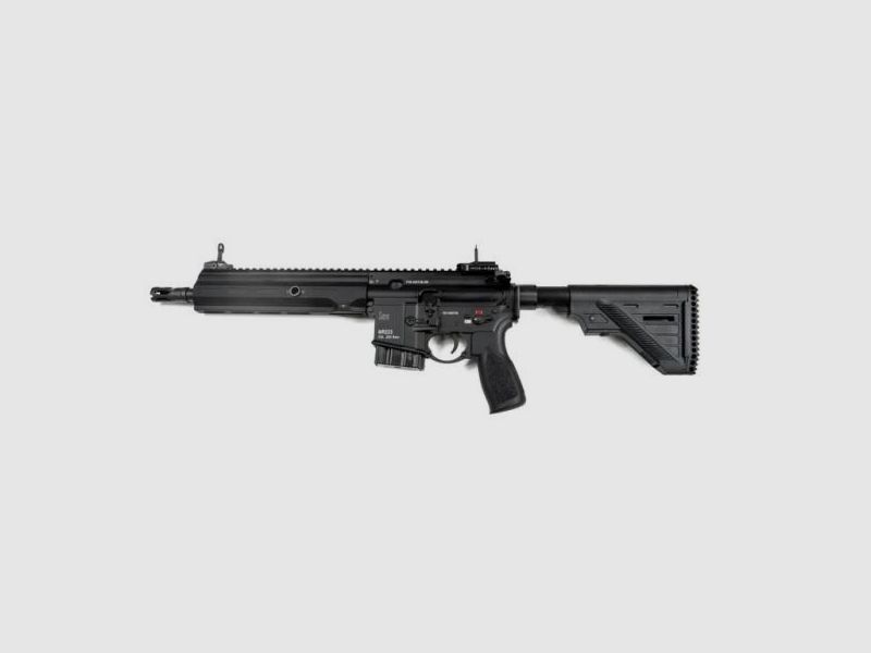 HECKLER & KOCH Semi-Automatic Rifle Mod. MR223 A3 -11'' SPORT .223Rem Slim-Line Sand BKA