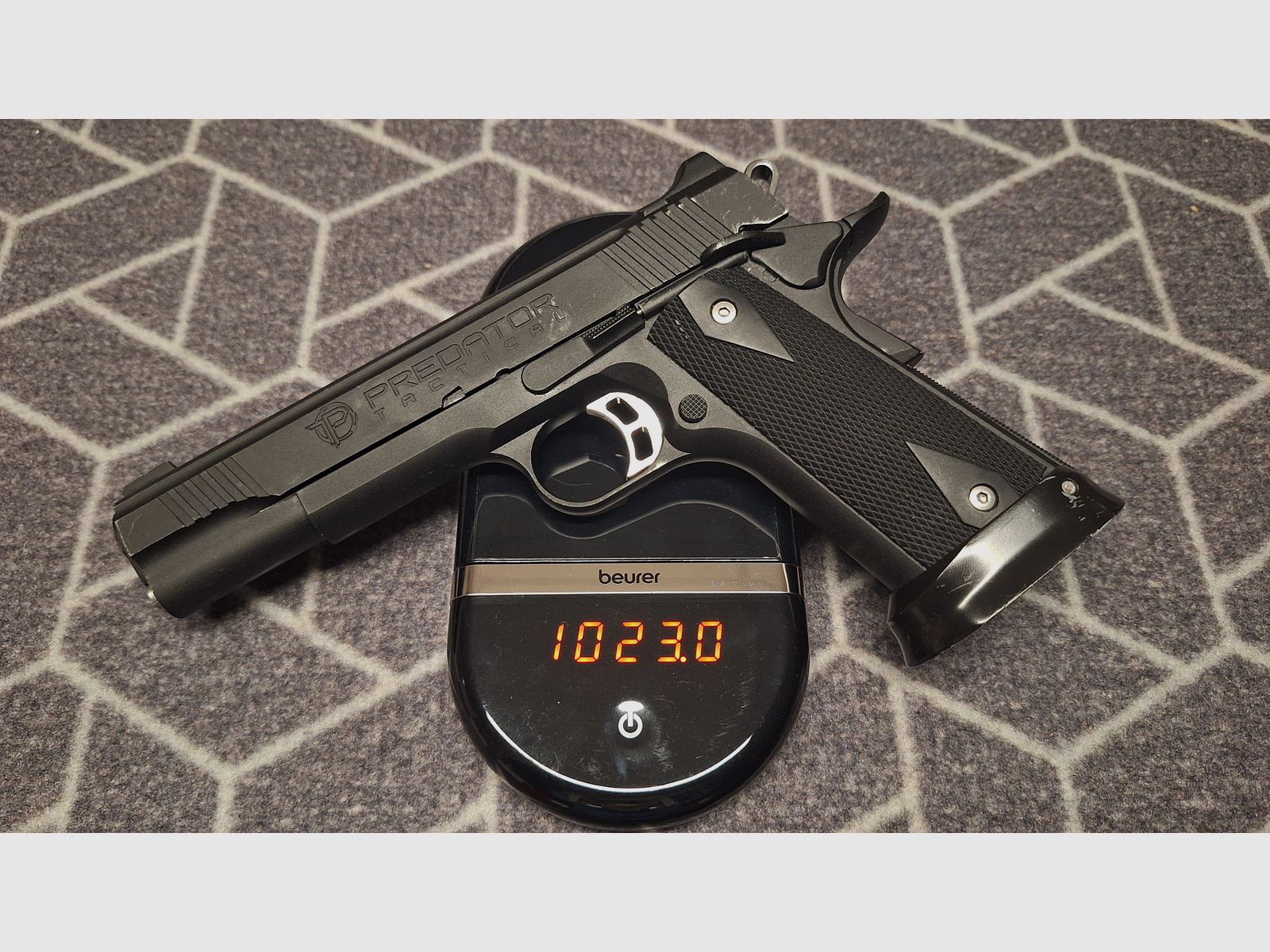 King Arms Predator Tactical Iron Shrike GBB Airsoft Pistol