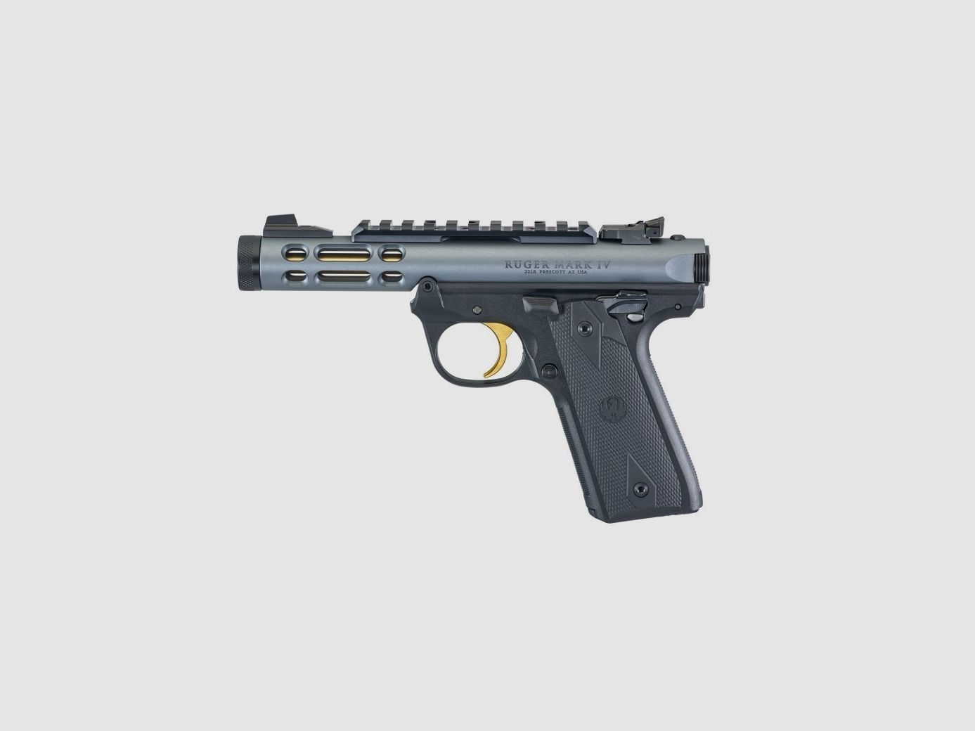 RUGER - MARK IV 22/45 LITE GEANODISEERD GRIS, afbeelding 2 van 3