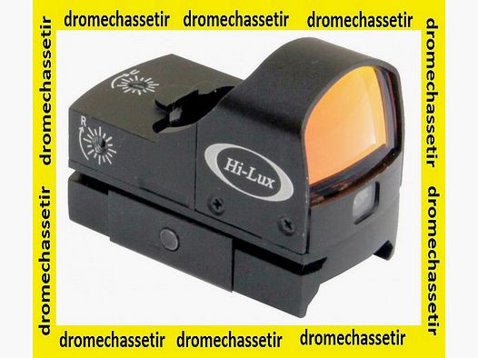 Micro Rotpunktvisier Panoramisch Hi-lux, Punkt 4 Moa, schwarz