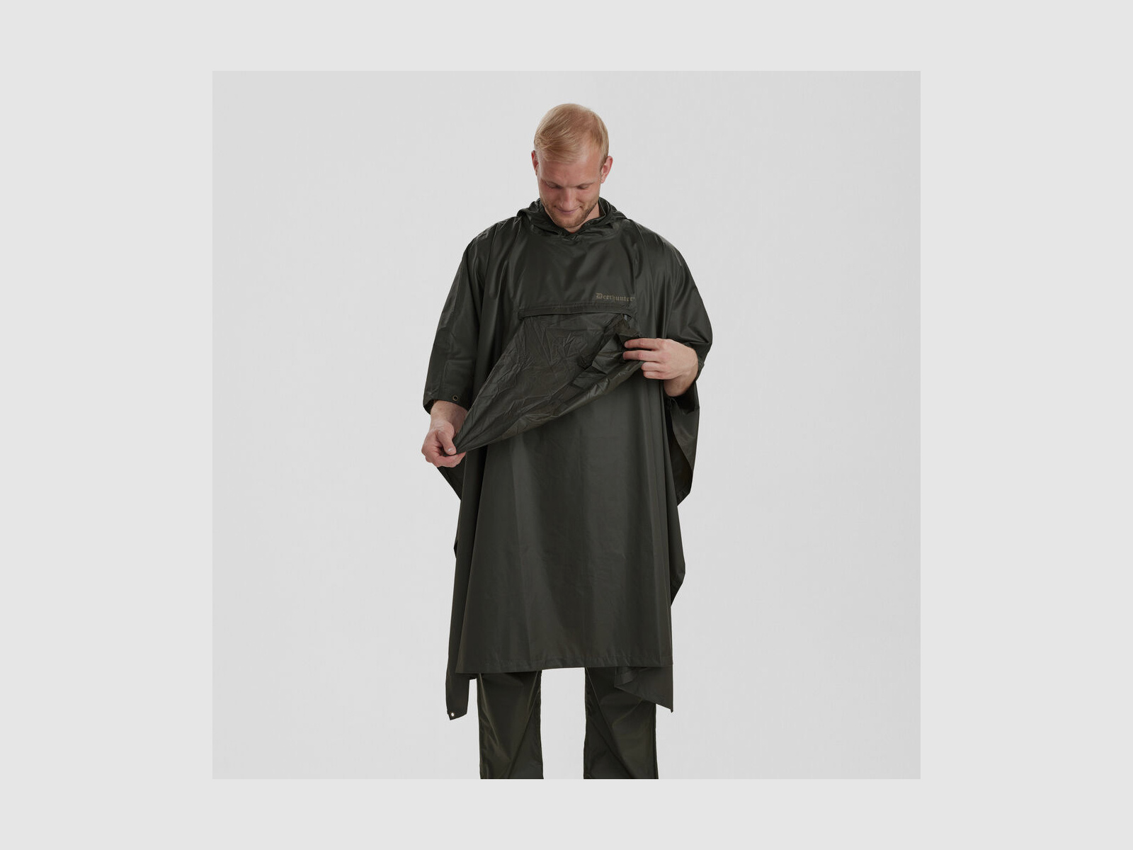 DEERHUNTER Regenponcho Timber