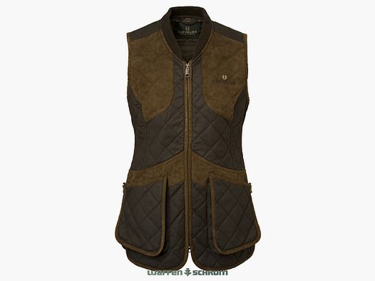 Chevalier Shooting Vest Vintage Leather Brown